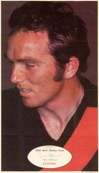 1971 Scanlens VFL Posters #1 Paul Sproule Front